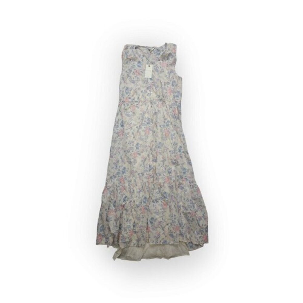 New Lucky Brand Lined Cottagecore Prairie Floral Dress Size Medium